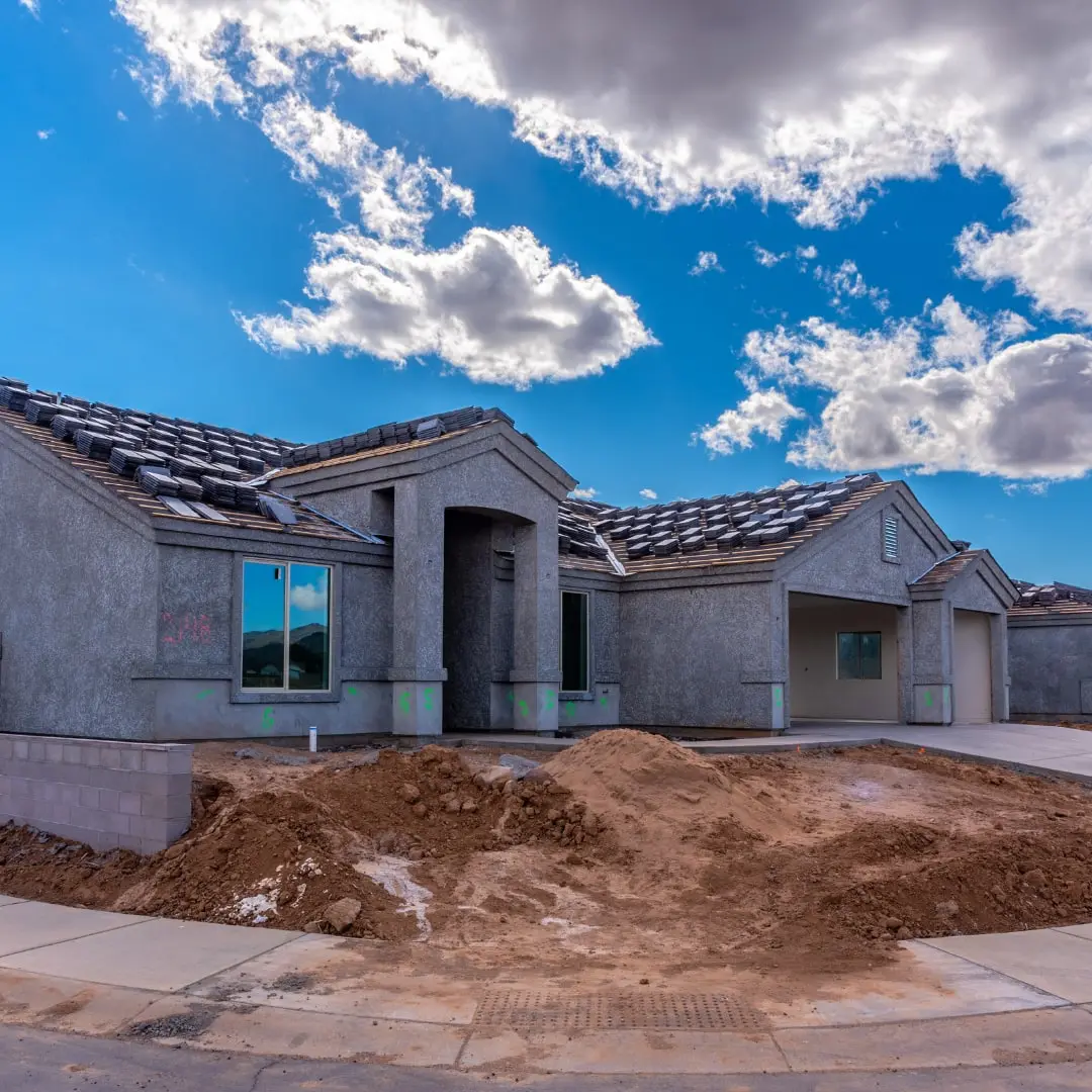 Single-story home with fresh grading near Denham Springs, LA