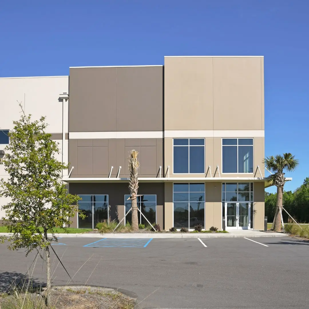 Two-story commercial office building near Port Allen, LA