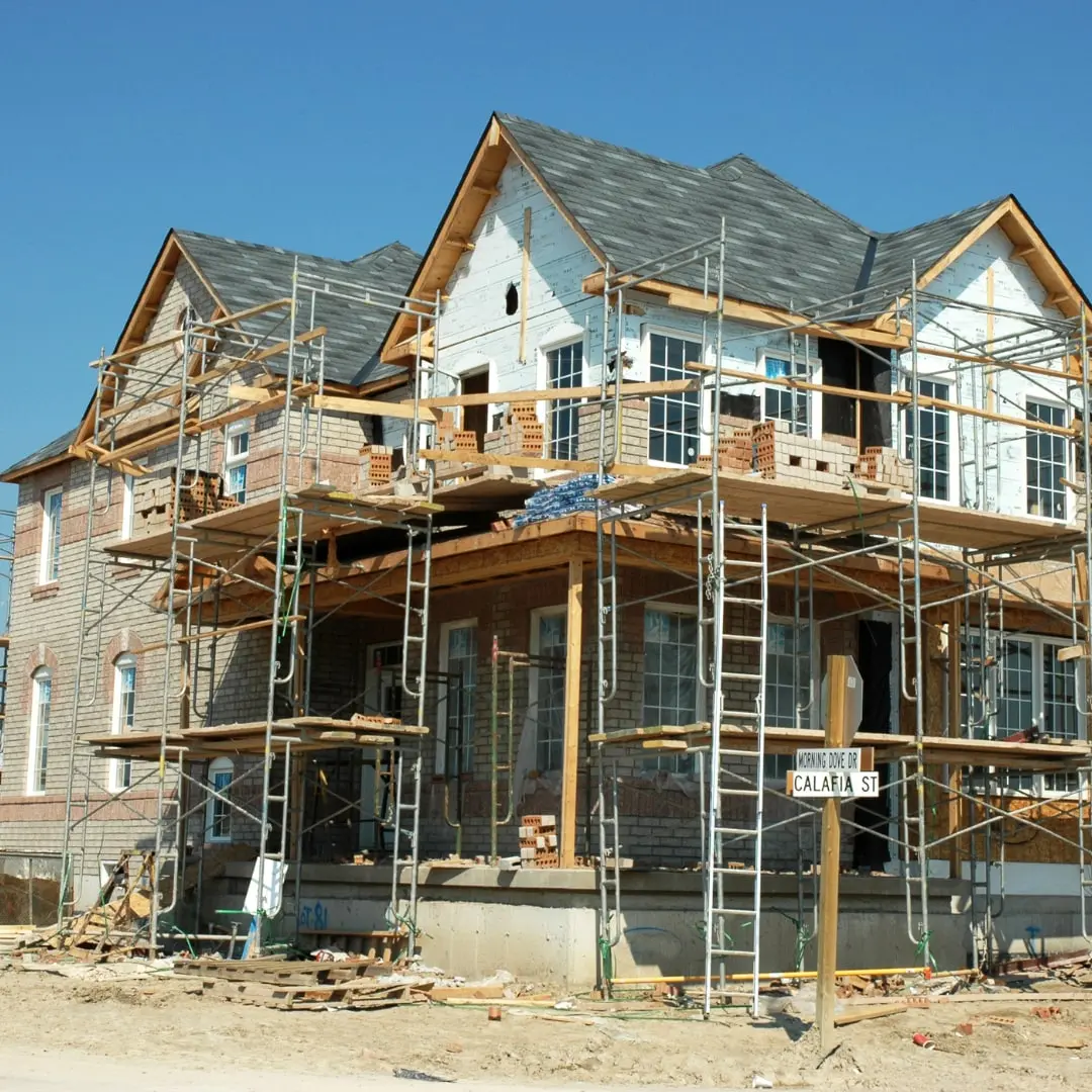 Two-story home under construction near Prairieville, LA